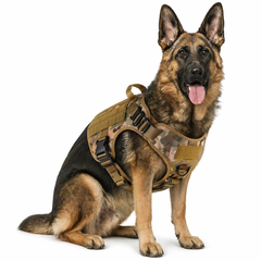 Peitoral Para Cachorro Cão Tático Reforçado Militar Policia