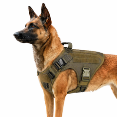 Peitoral Para Cachorro Cão Tático Reforçado Militar Policia