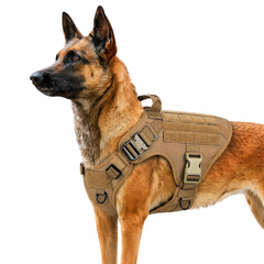 Peitoral Para Cachorro Cão Tático Reforçado Militar Policia