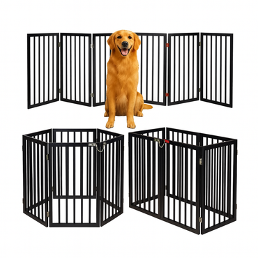 Grade E Cercado 2 Em 1 Cachorro 3 Metros Comprimento 85cm Altura Cães Portão 6 Módulos Telas