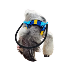 Coleira Peitoral Guia Cachorro Cego Cães Problemas de Visão Arco Anti-colisão Deficiência Ocular