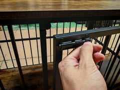 Canil Duplo Cercado Gaiola Para 2 Cães Cachorros Aparador Madeira Rack Mesa De Canto Suporte TV 3 Em 1